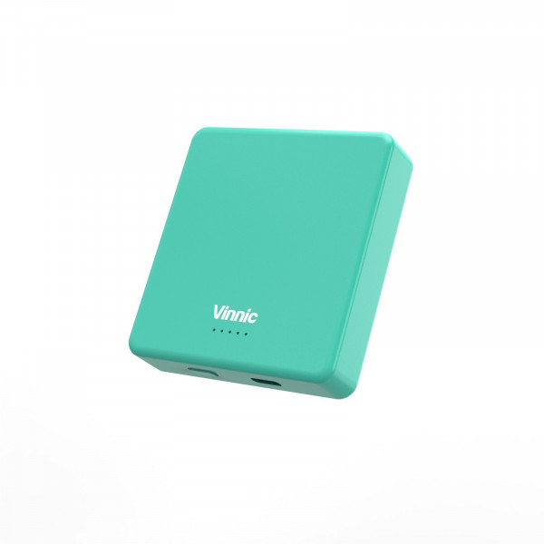 Vinnic MANA Magnetic kabellose Powerbank blau Energieversorgung mobil 8000 mAh