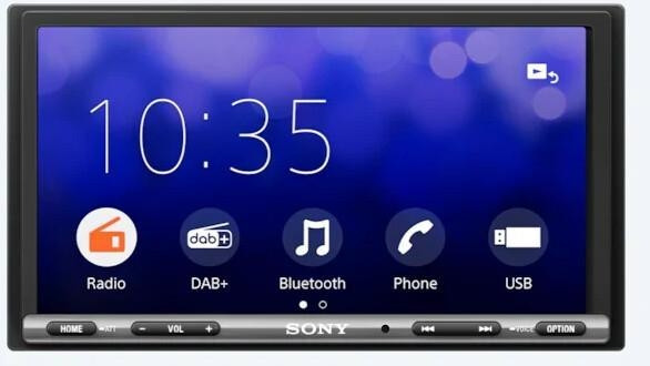 SONY XAV-AX1005ANT 2-DIN Autoradio schwarz AUX-In USB LCD-TFT 6.2" Bluetooth