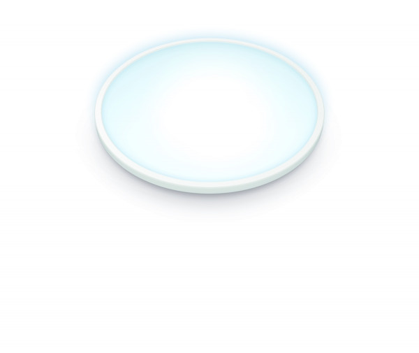 WiZ Super Slim Deckenleuchte Tunable White & Color Weiß dimmbar WLAN Bluetooth