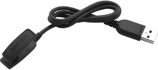 Garmin Ladeklemme schwarz für Garmin vivomove HR USB-A/Pogo-Pin Schwarz