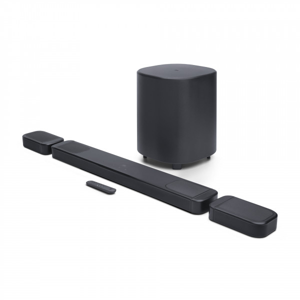 JBL Bar 1000 MK2 Soundbar Schwarz Subwoofer WLAN Bluetooth 10h Akkulaufzeit HDMI
