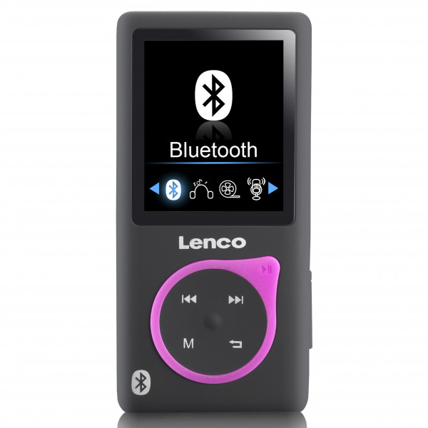 Lenco Xemio-768 MP3-/Videoplayer Pink 8GB & BT Bluetooth 2.1 Sprachaufzeichnung