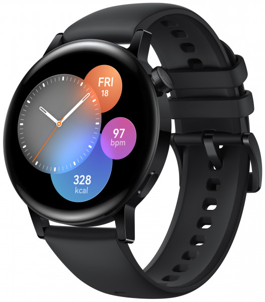 Huawei Watch GT3 42mm Milo B19S schwarz 1,32 Zoll GPS- & Herzfrequenzmessung