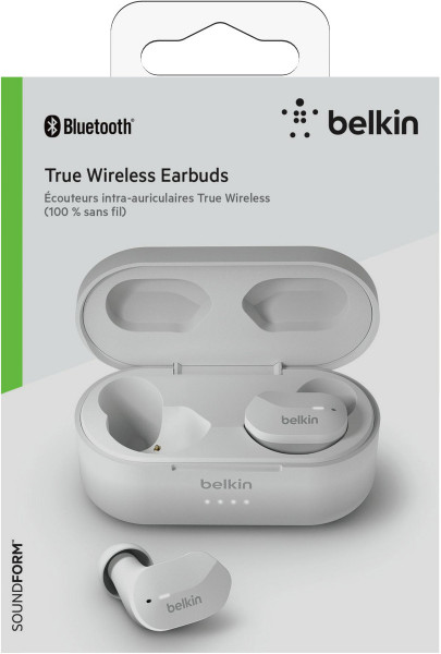 Belkin In-Ear Kopfhörer SOUNDFORM™ True Wireless Bluetooth weiß iOAS Android