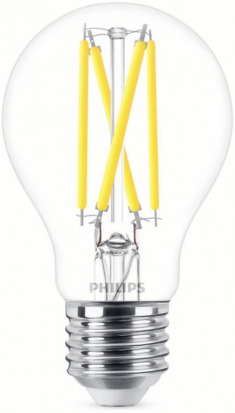 Philips LED WarmGlow Lampe Transparent Birne Leuchtmittel Warmweiß E27 810lm