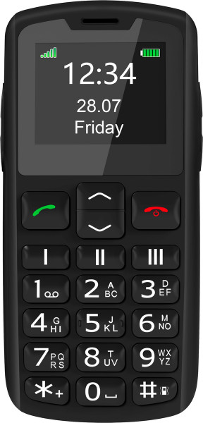 Bea-fon SL230 LTE Schwarz Mobiltelefon Senioren 1,8" Großtasten Bluetooth USB-C