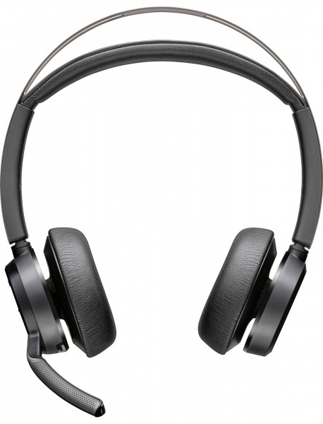 Poly Bluetooth Headset Voyager Focus 2 UC schwarz Bluetooth kabellos On-Ear