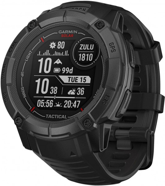 Garmin Instinct 2X Solar Tactical Edition Smartwatch 64MB USB-C 1.1" MIP GPS NFC