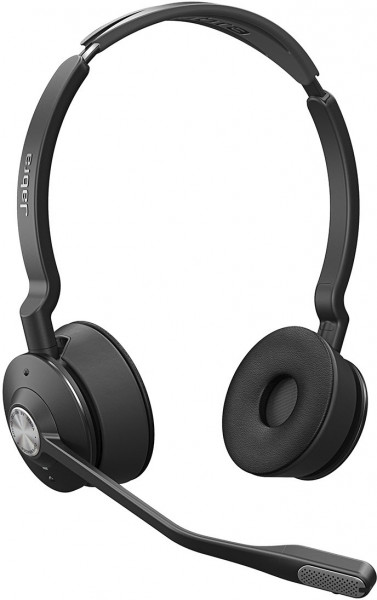 JABRA Engage 75 Stereo binaural DECT-Headset Schwarz Active Noise Cancelling 82g