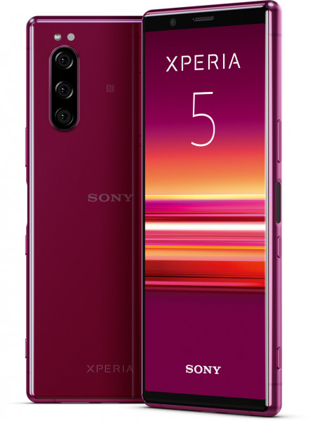 Sony Xperia 5 Dual-Sim 4G Android Rot 6GB/128GB 6.1"FHD+ HDR OLED IP68 USB-C NFC
