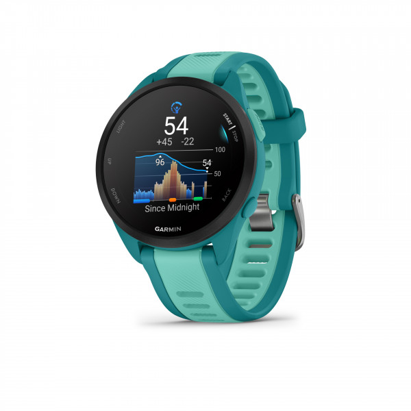 Garmin Forerunner 165 Music Smartwatch 4GB digital türkis 43mm OLED 1.2" WLAN