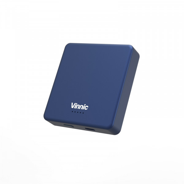 Vinnic MANA Magnetic kabellose Powerbank blau Energieversorgung mobil 8.000mAh
