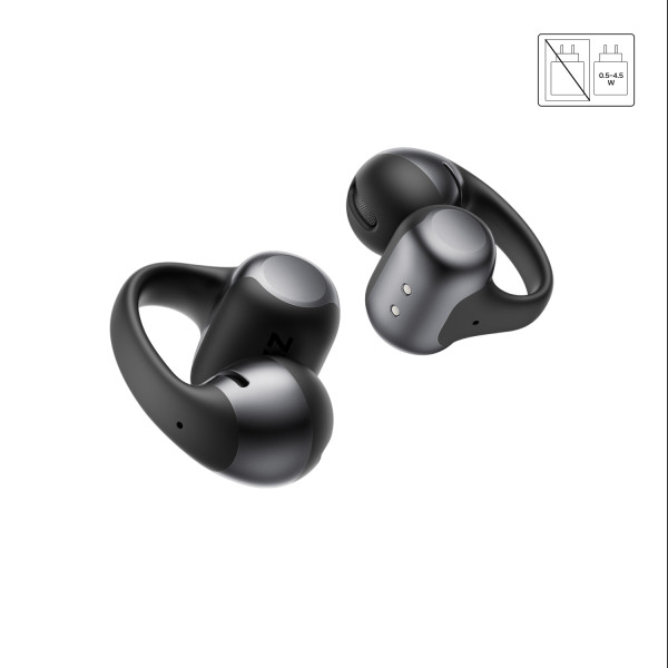 Shokz OpenDots ONE Schwarz kabellose Bluetooth Kopfhörer Clip-On Open-Ear TWS