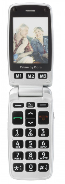 Primo 413 by Doro rot Klapphandy Bluetooth 2G 2.4 Zoll LCD-TFT Großtastenhandy