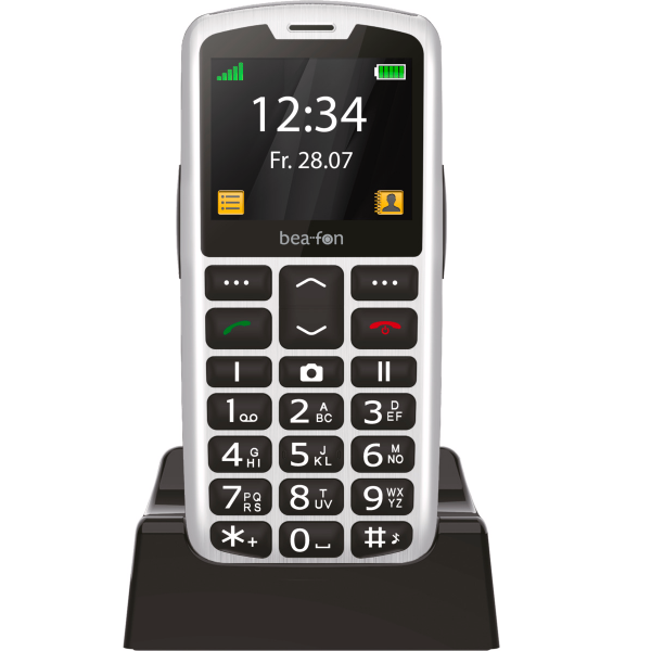 Bea-fon SL260 LTE Silber Mobiltelefon Senioren 2,2" SOS-Taste USB-C Bluetooth
