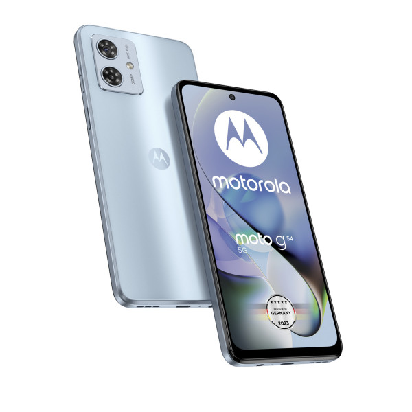 Motorola moto G54 256 GB hellblau 5G Android Smartphone 6,5 Zoll 8 GB RAM 12 MP