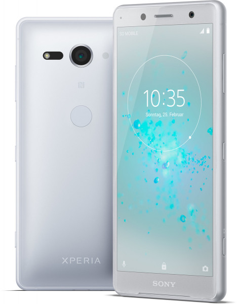Sony Xperia XZ2 Compact DualSim weiß/silber 64GB LTE Android Smartphone 5" 19MPX