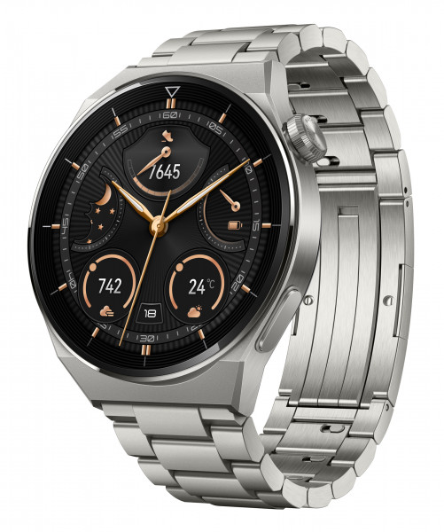 Huawei Watch GT3 Pro Odin-B19M Elite GPS WLAN Silber 5ATM 1,43" Smartwatch