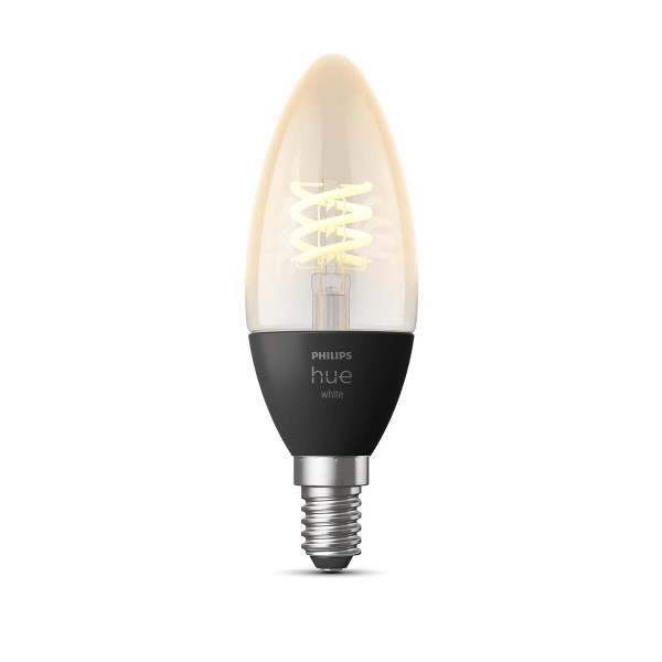 Philips Hue E14 Smart LED Leuchtmittel Kerze Weiß Einzelpack 300lm Bluetooth