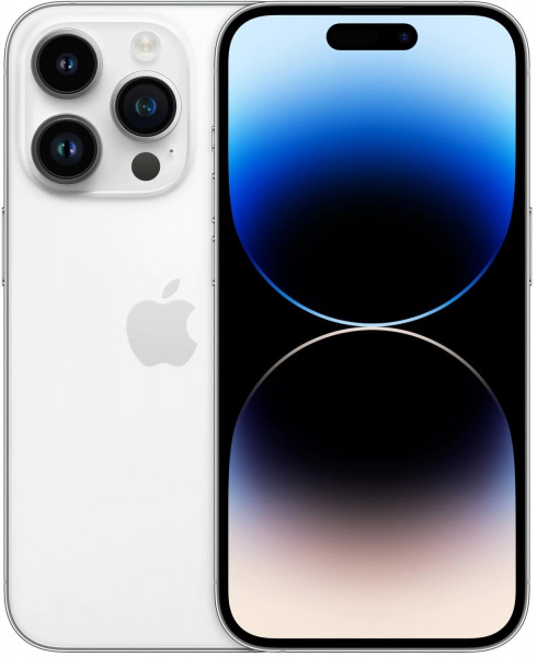 Apple iPhone 14 Pro 128GB silber 5G WLAN iOS Smartphone 6,1 Zoll 48 MP 6 GB RAM