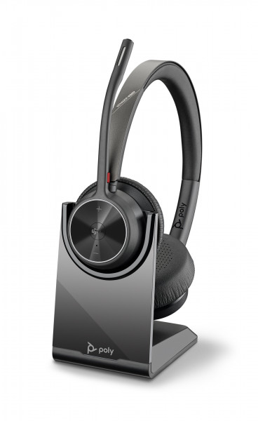 Poly Bluetooth Headset Voyager 4320 UC USB-A/C Teams Noise Cancelling schwarz