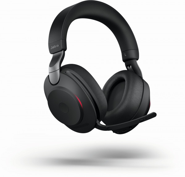JABRA Evolve 2 85 Link 380/390c UC Stereo Headset Bluetooth Schwarz HSP Überkopf
