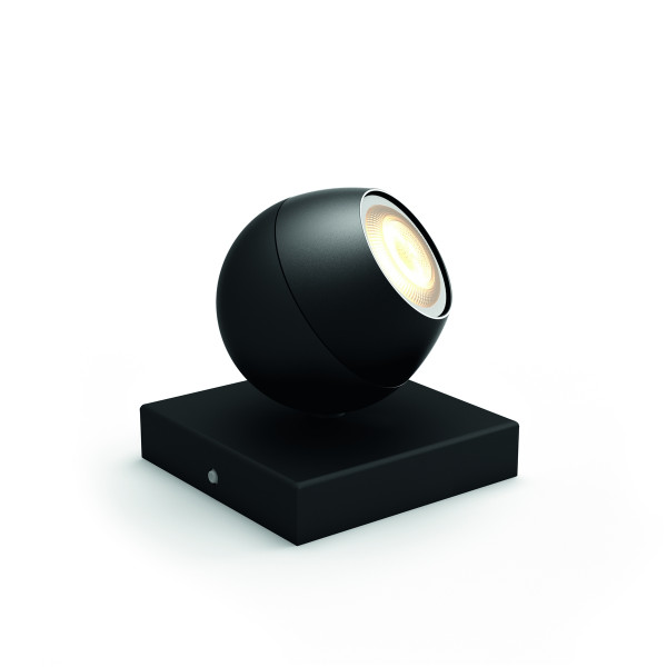 Philips Hue Smart LED Ambiente Buckram Spotleuchte schwarz 350lm 5W Bluetooth