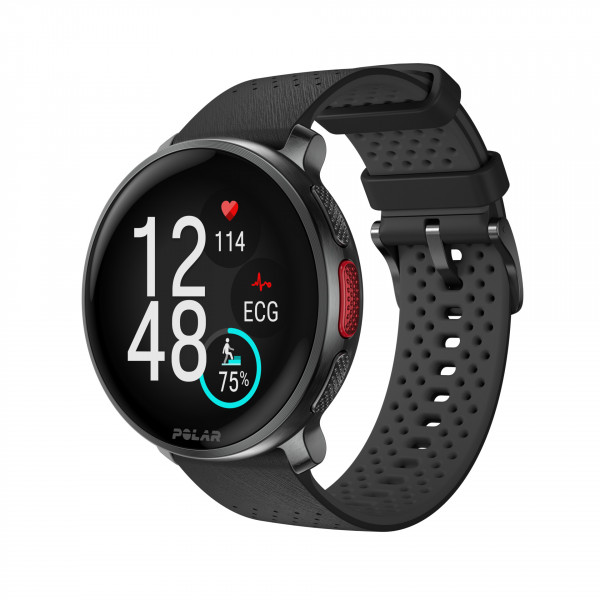 Polar VANTAGE V3 BLK/BLK S-L 35mm AMOLED-Display Gorilla Glas Fitnessuhr schwarz