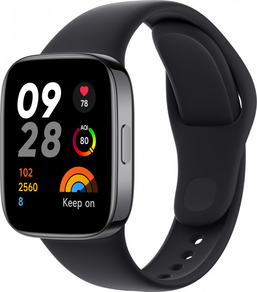Xiaomi Redmi Watch 3 Schwarz Bluetooth Smartwatch iOS Android 1,75" OLED Touch