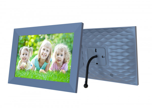 Denver FRAMEO digitaler Bilderrahmen PFF-1026 grau 10,1" Touchscreen 16GB WLAN