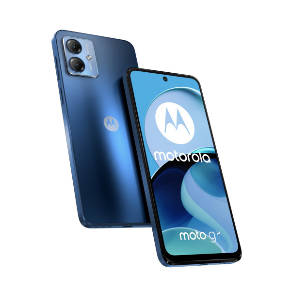 Motorola moto G14 128 GB Blau 4G LTE Android Smartphone 6,5 Zoll 4 GB RAM 8 MP