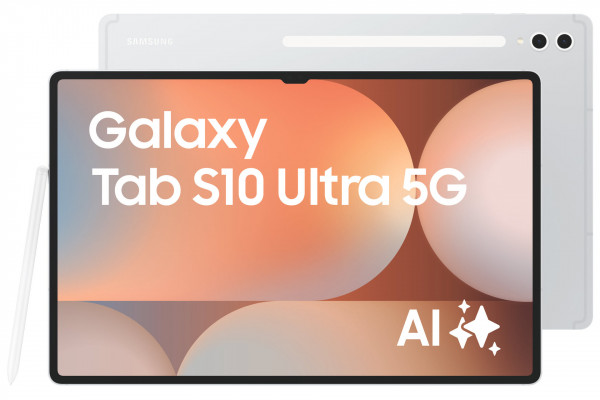 Samsung Galaxy Tab S10 Ultra 5G 256GB/12GB silber Tablet 14.6" USB Typ-C 13MP