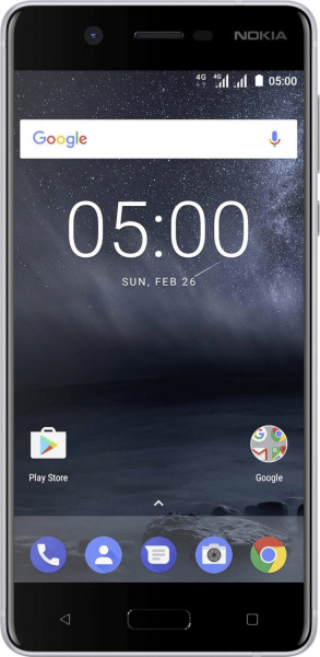 Nokia 5 DualSim silber 16GB LTE Android Smartphone 5,2" Display 13Megapixel