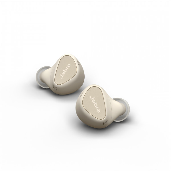 JABRA Elite 5 Gold/Beige Bluetooth Kopfhörer In-Ear Headset ANC Ladecase USB-C