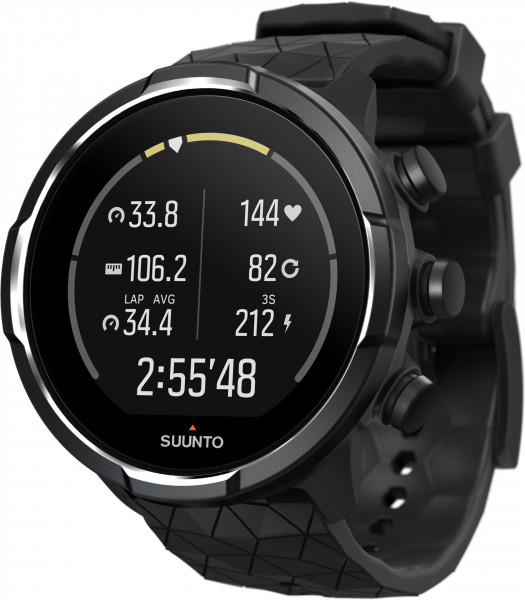 Suunto 9 Baro Titan schwarz 51.5mm Smartwatch LCD Touchdisplay GPS wasserdicht