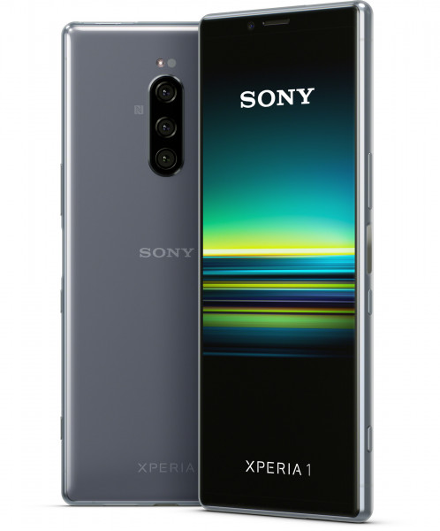 Sony Xperia 1 DualSim grau 128GB LTE Android Smartphone 6,5" OLED Display 12 MPX