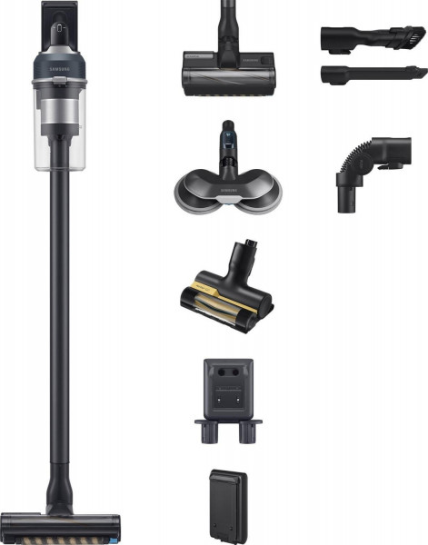 Samsung Jet 85 Wet&Clean Staubsauger Blau Akkulaufzeit 60min 86bd 210W kabellos