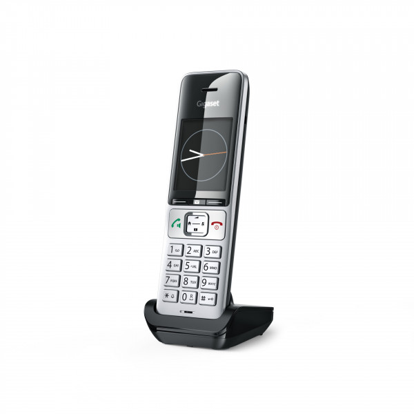 Gigaset COMFORT 500HX Silber/Schwarz Schnurloses Festnetztelefon DECT 2,2" TFT