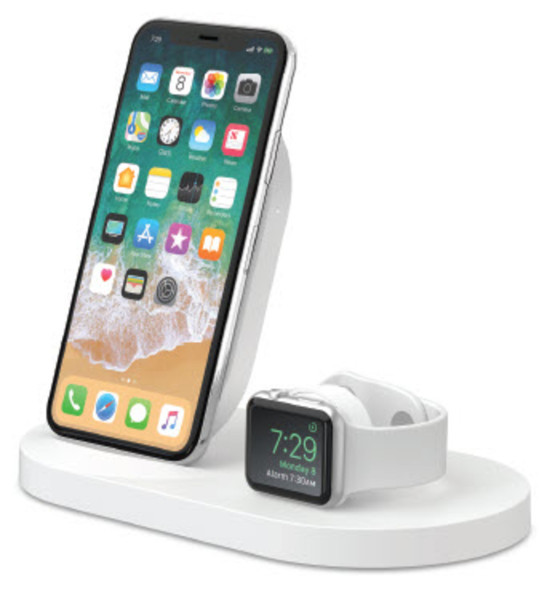 Belkin 7,5W Wireless Charging Dock iPhone & Apple Watch weiß