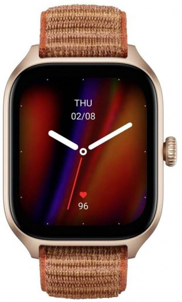 Amazfit GTS 4 Smartwatch gold Bluetooth Android iOS OLED 3GB 44mm 1.75" Touch