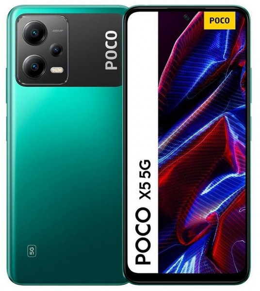 Xiaomi POCO X5 5G Grün 6 GB/128 GB Android 13 6,7" USB-C Dual-SIM 48MP Triplecam