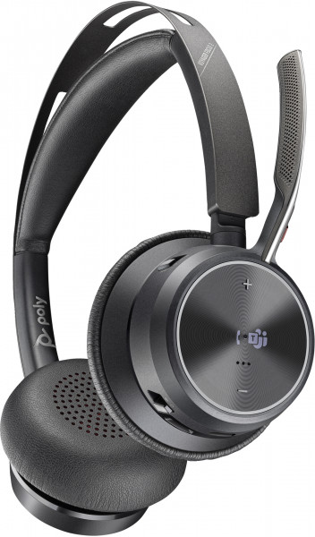 Poly Bluetooth Headset Voyager Focus 2 UC USB Typ-C/A kabellos schwarz On-Ear