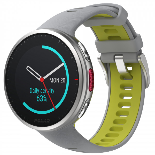 Polar VANTAGE V2 GPS grau grün M L Herzfrequenzmesser Smartwatch 1,2" 10ATM Uhr