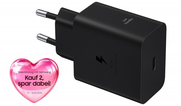 Samsung Schnellladegerät 60W Power Adapter EP-T6010N schwarz Ladeadapter GaN PD