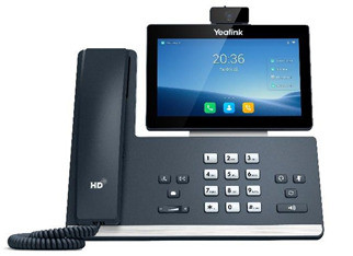 Yealink SIP-T58W schwarz mit Kamera 7" Touch Screen Business-Telefon Android PoE