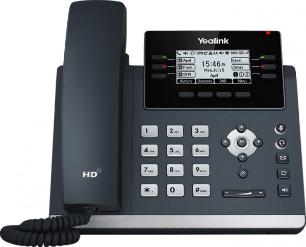 Yealink SIP-T42U schnurgebundenes Festnetz Telefon Breitbandtechnologie PoE USB