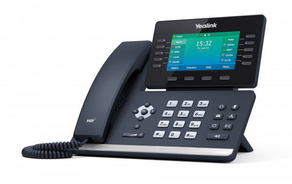 Yealink SIP-T54W Grau VoIP Telefon schnurgebunden LCD-Display Bluetooth Festnetz