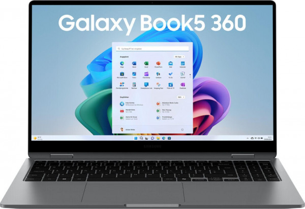 Samsung Galaxy Book5 360 Notebook Grau SSD 1TB 16GB 15.6" WLAN USB-C HDMI USB