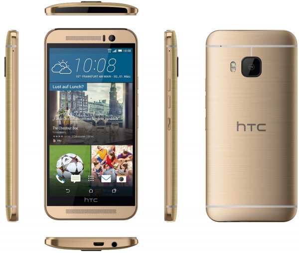 HTC One M9 gold 32GB LTE Android Smartphone ohne Simlock 5" Display 20 Megapixel
