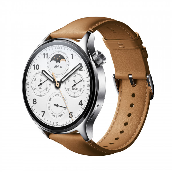 Xiaomi Watch S1 Pro GL Silber 1,47" Smartwatch 100 Fitnessmodi wasserdicht GPS